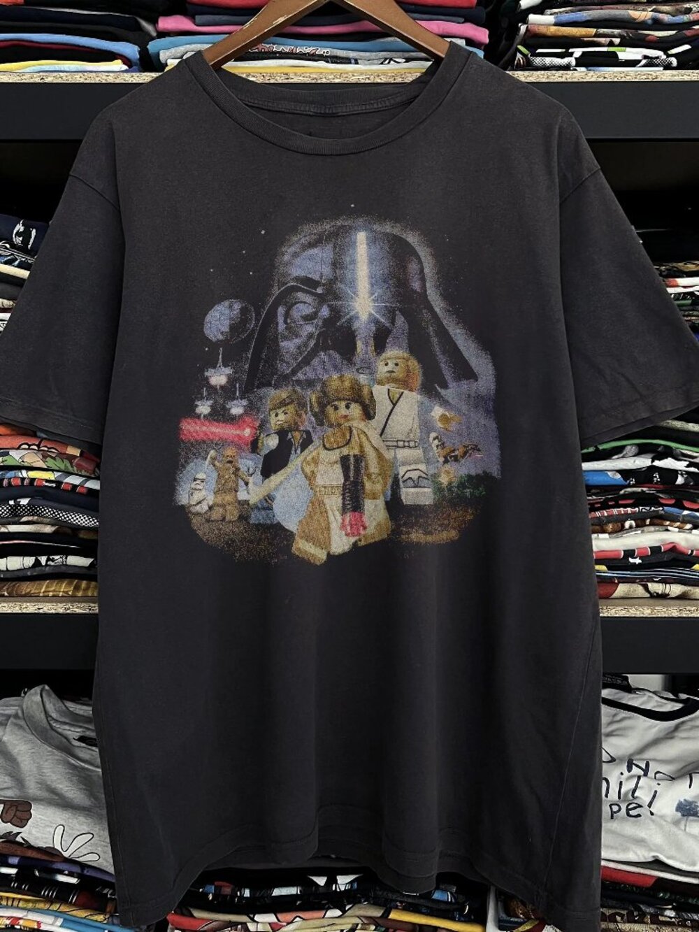 Lego Stars Wars Darth Vader Washed Black T-Shirt